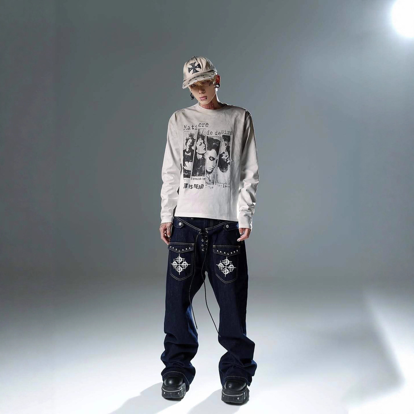 Men'S Fashion T Shirts - Jesienno-zimowa kolekcja w stylu Harajuku: nowe,