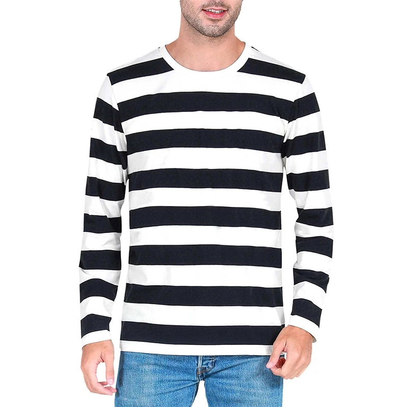 Men'S Fashion T Shirts - Męska koszulka z długim rękawem, z