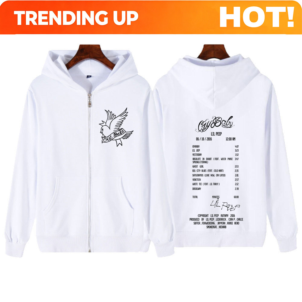 Mens Fashion Zip Up Hoodies - Bluza z kapturem na zamek Lil