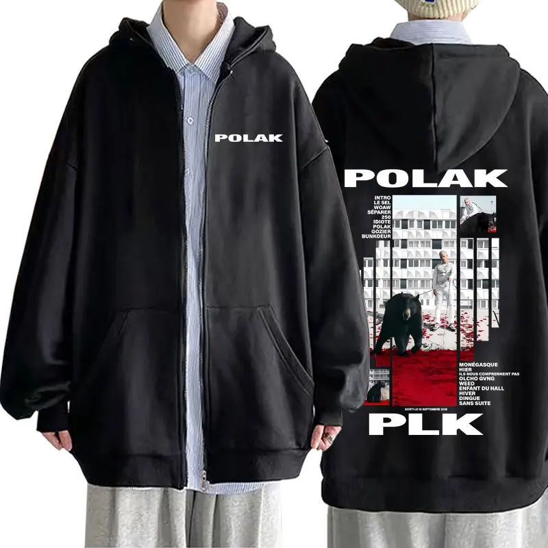 Bluza z kapturem i zamkiem bły – Mens Fashion Zip Up Hoodies recenzja i cena