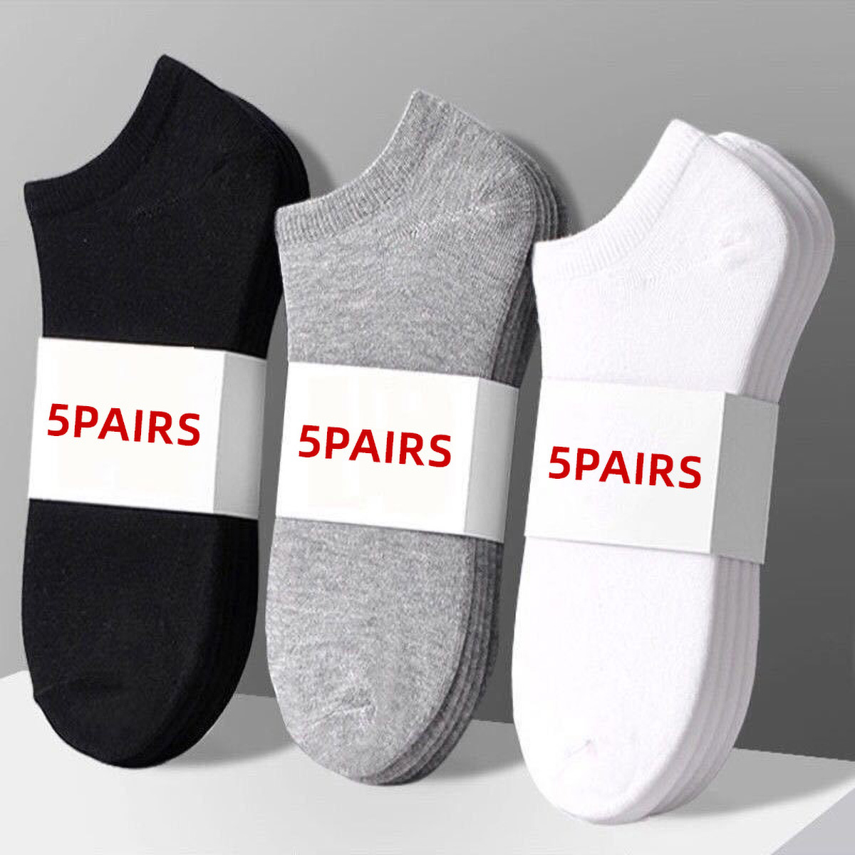 5 Par Unisexowe Skarpetki Stop – Socks Ankle Men recenzja i cena
