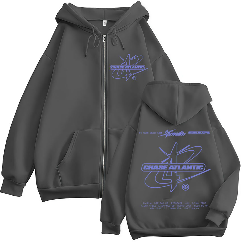 Bluza z kapturem na zamek Rock – Mens Fashion Zip Up Hoodies recenzja i cena