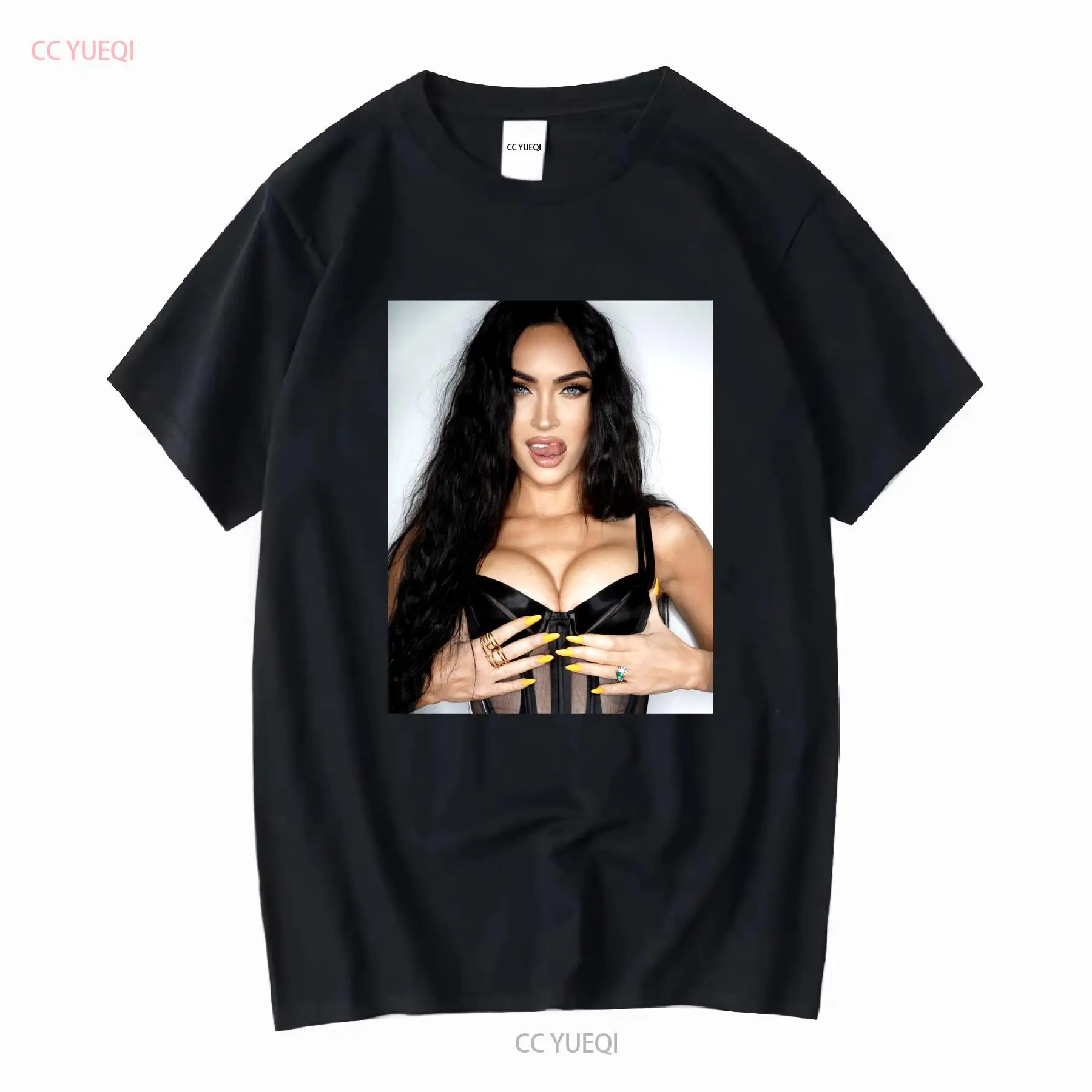 Megan Fox T shirt Plakat długi – Poster Men Fashion recenzja i cena
