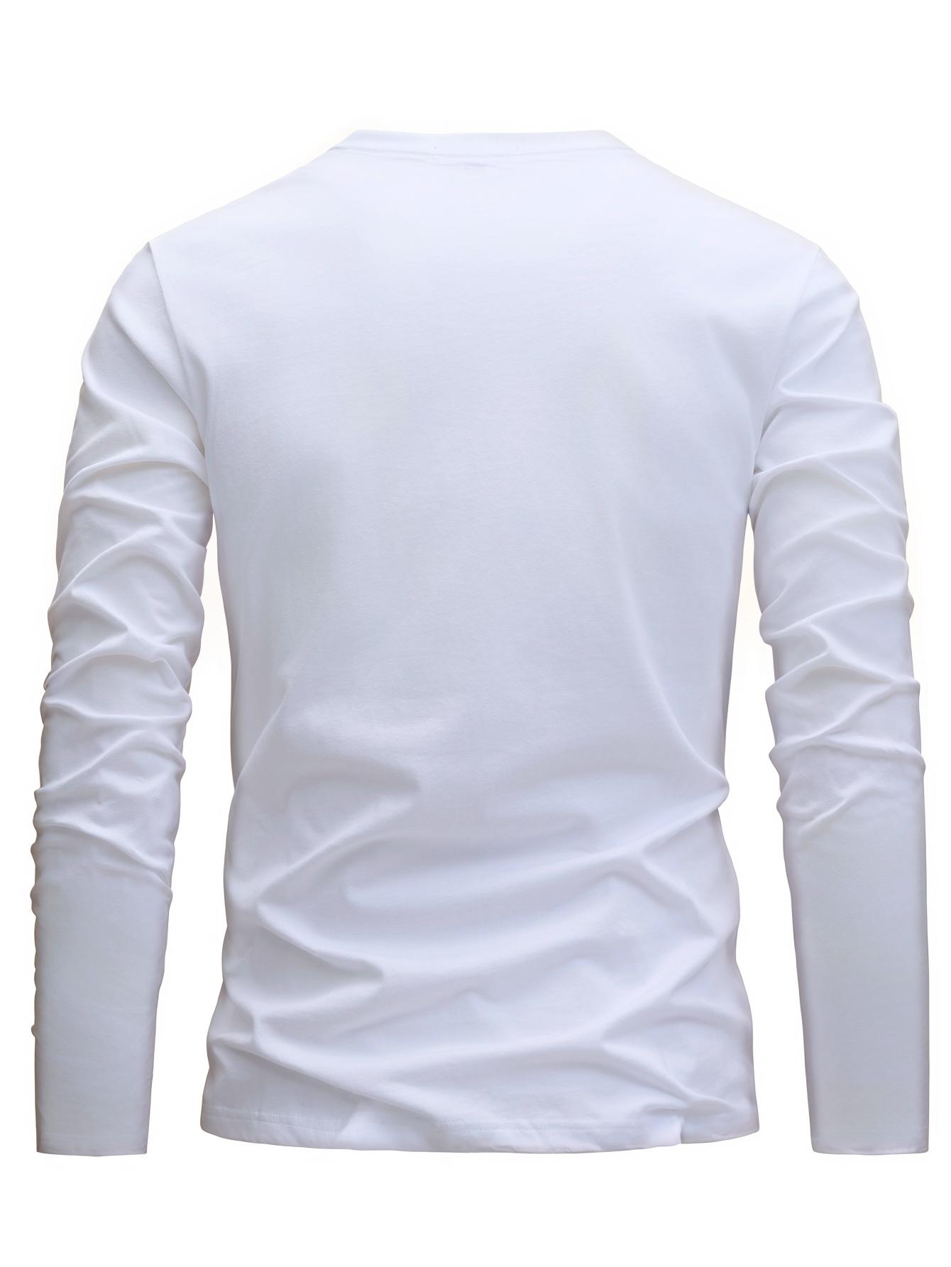 Męska koszulka z długim rękawe – Men'S Fashion T Shirts recenzja i cena