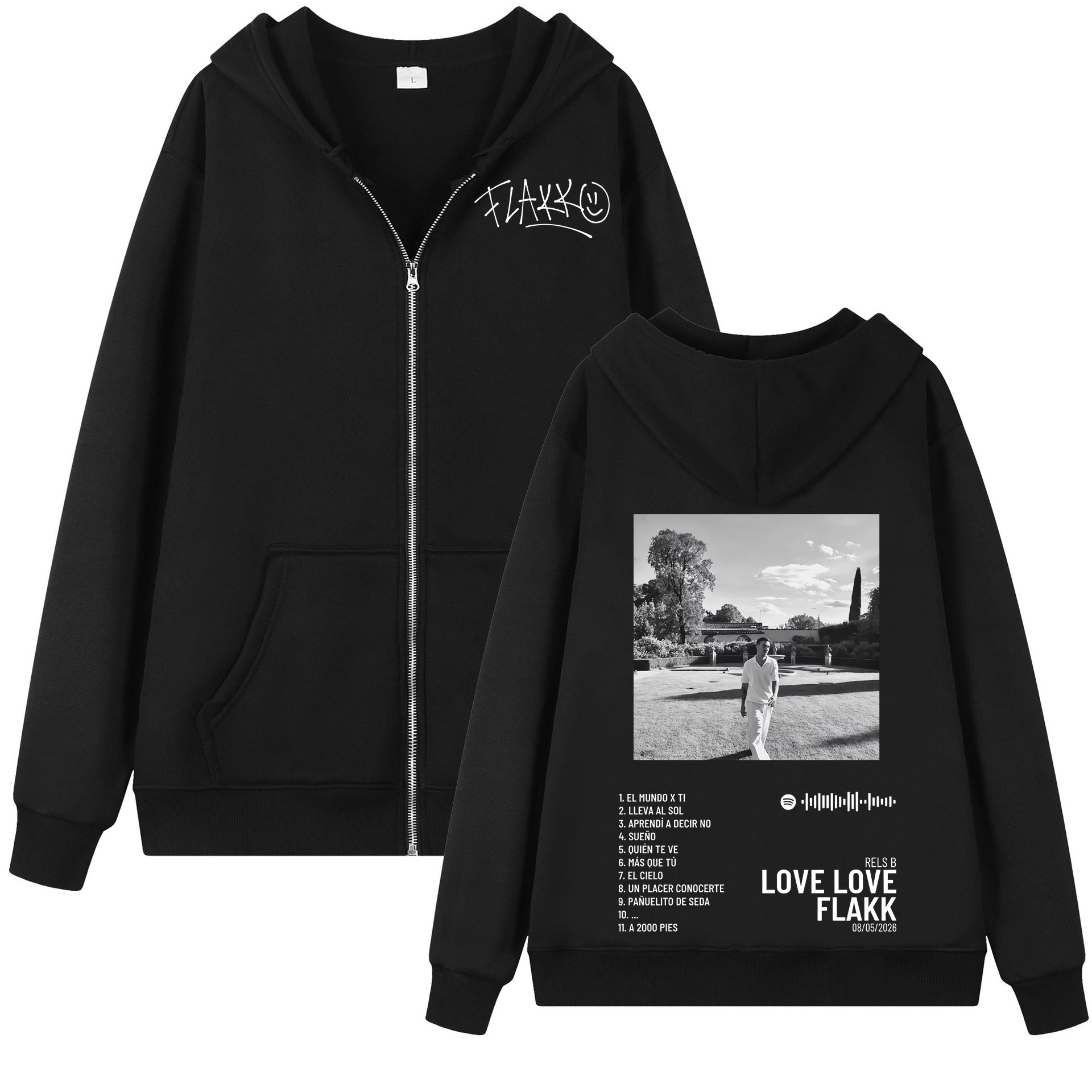 Bluza z kapturem na zamek Rapp – Mens Fashion Zip Up Hoodies recenzja i cena