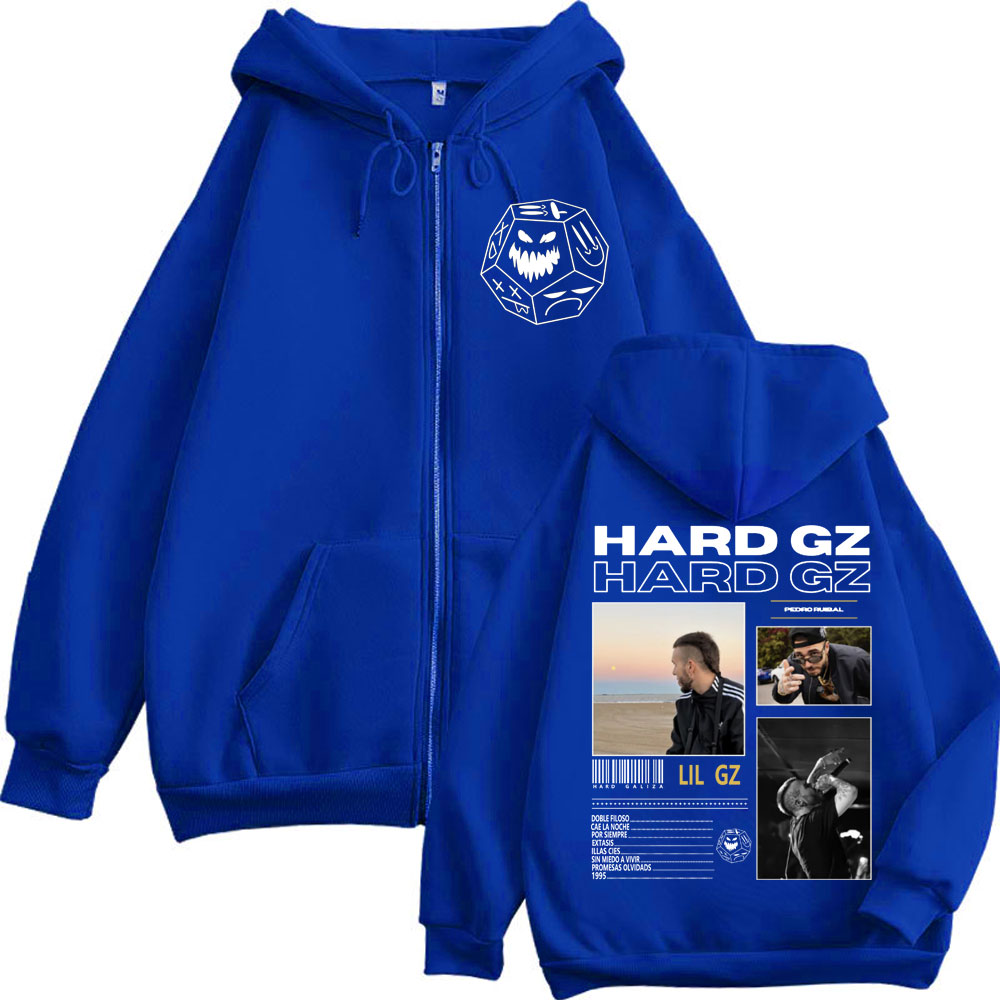 Bluzy z kapturem Rapper HARD G – Mens Fashion Zip Up Hoodies recenzja i cena