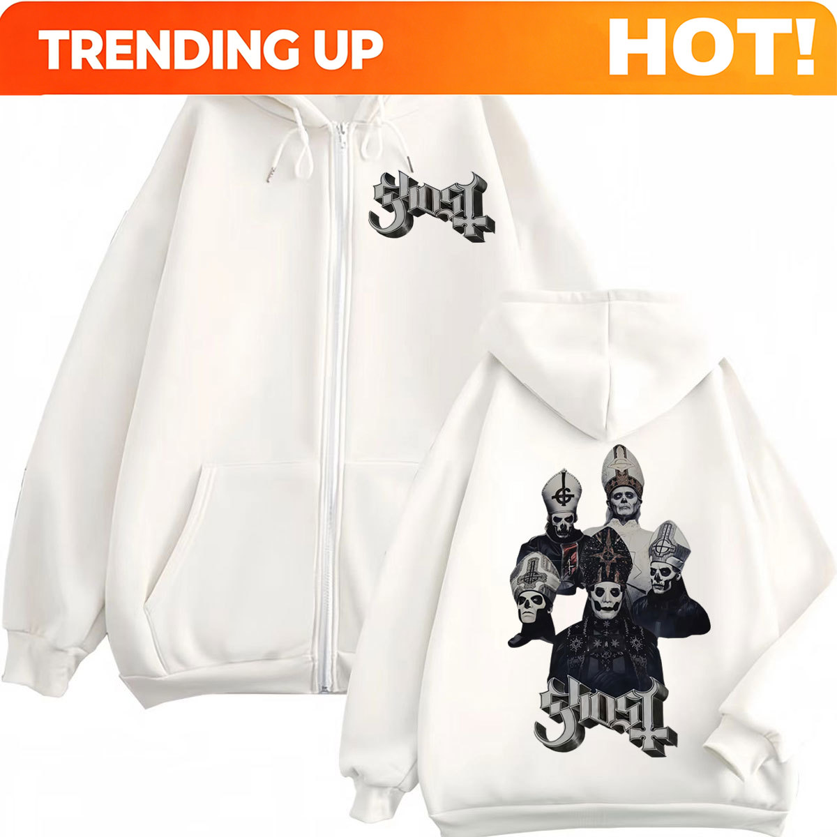 Wyprzedaż! Bluza z kapturem Gh – Mens Fashion Zip Up Hoodies recenzja i cena