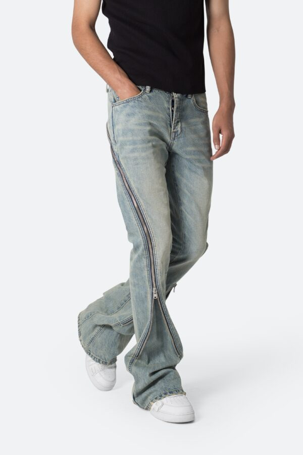 Europejsko-amerykańskie, całor – Men'S Fashion Grey Jeans recenzja i cena