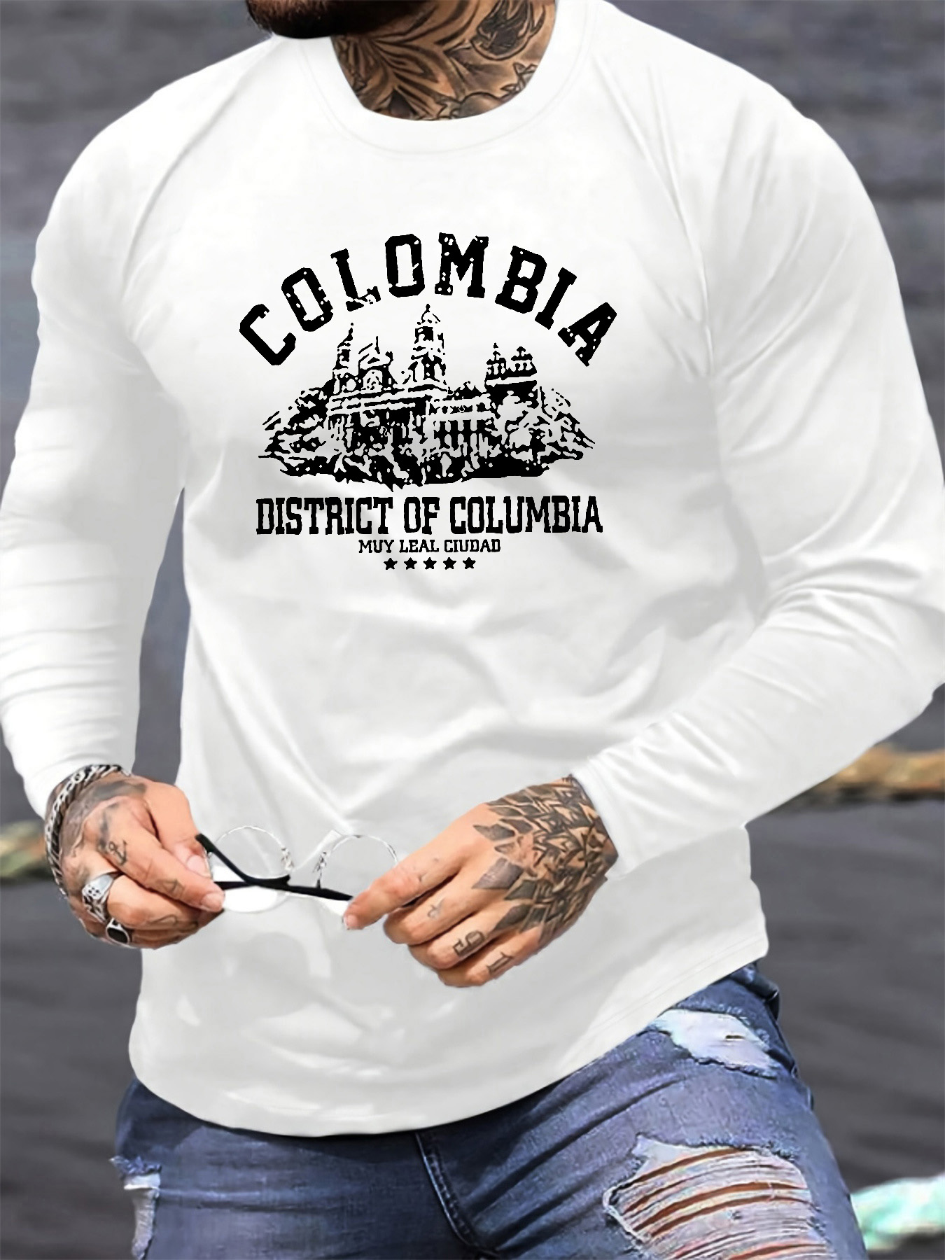 Męska koszulka z długim rękawe – Men'S Fashion T Shirts recenzja i cena
