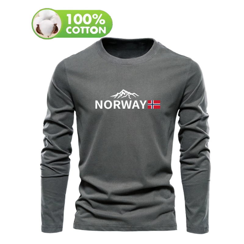 Męska koszulka z długim rękawe – Men'S Fashion T Shirts recenzja i cena