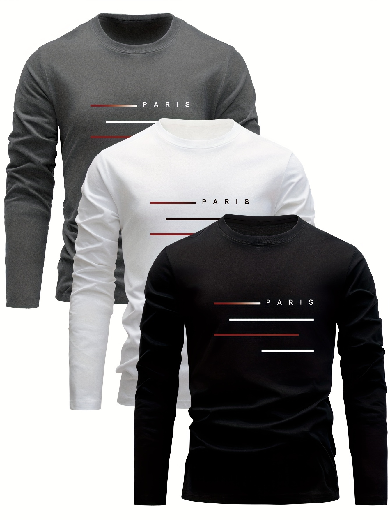 Męska koszulka z długim rękawe – Men'S Fashion T Shirts recenzja i cena