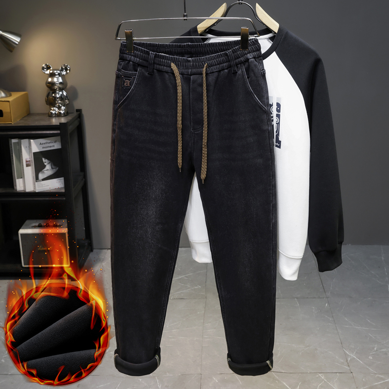 Męskie zimowe nowe dżinsy pola – Men'S Fashion Grey Jeans recenzja i cena