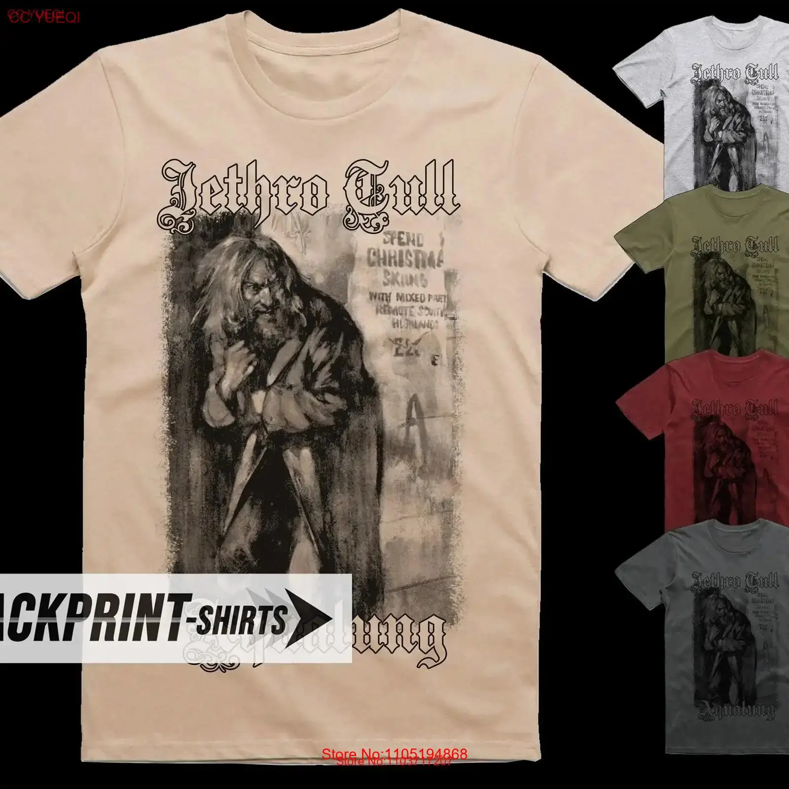 Koszulka Jethro Tull Aqualung  – Poster Men Fashion recenzja i cena